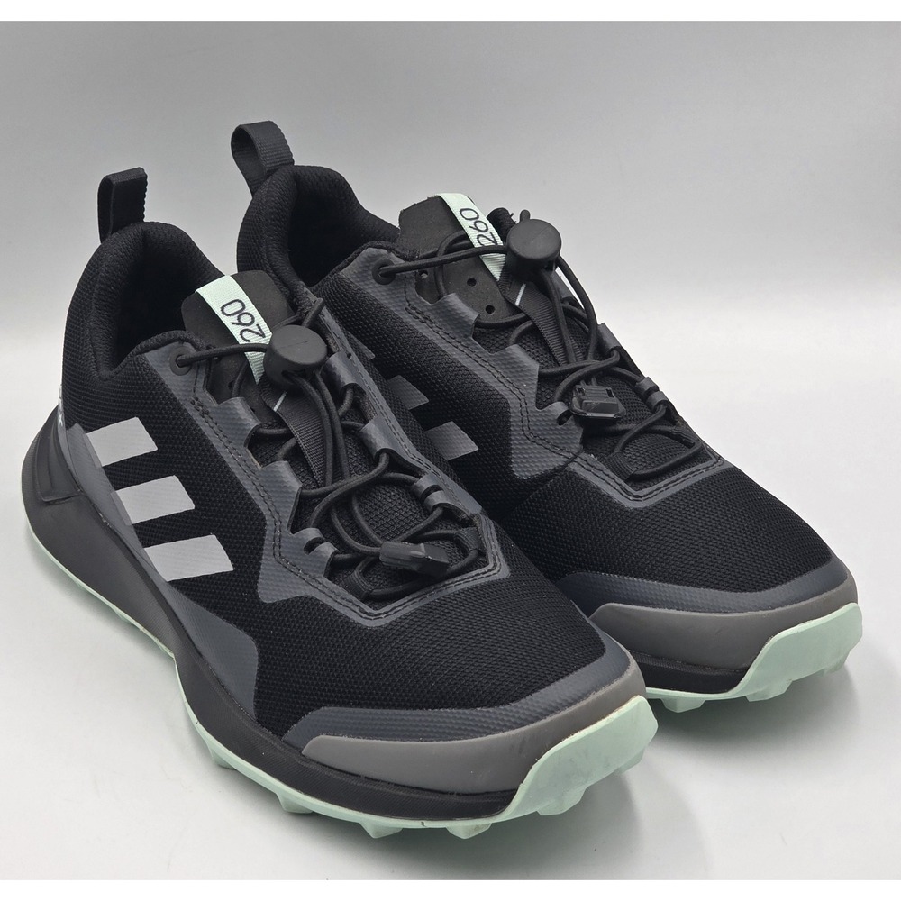 Adidas Terrex CMTK Trail Running Shoes Womens 8.5 Black Ash Green CQ1735